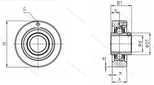 Подшипниковый узел UCC 212 в Йошкар-Оле