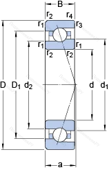 Подшипник 706 CE/HCP 4A