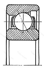 Модификация подшипника 5-6010Л1 