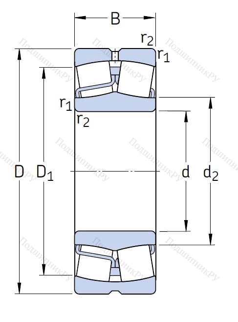 Сферический роликовый подшипник 21315 E