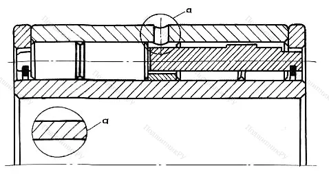 Модификация подшипника 6442134ХМ размер 170x260x160