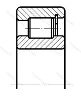 Подшипник  3612122 размер 110x170x45 от производителя  ГПЗ-15
