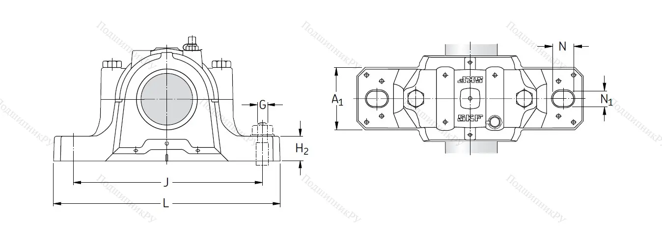 Подшипниковый корпус SE 515-612