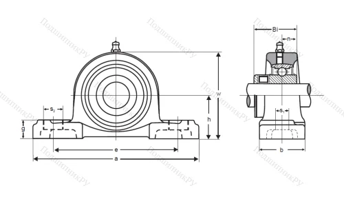Подшипниковый узел UKP 210 в Йошкар-Оле