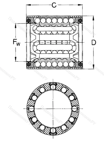 Подшипник LBBR 16-2LS в Йошкар-Оле