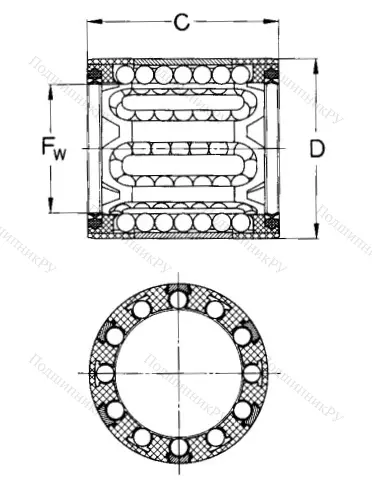 Подшипник LBBR 50-2LS в Йошкар-Оле