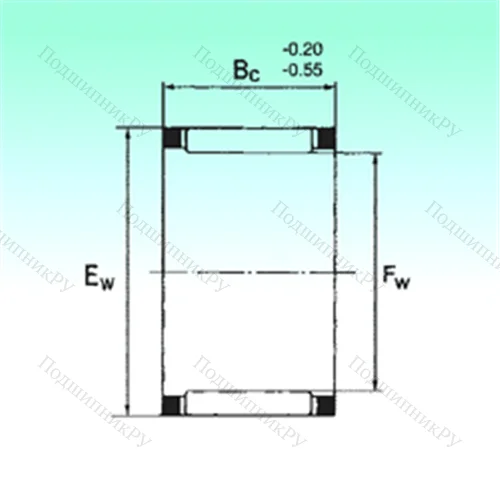 Подшипник игольчатый радиальный KZK 18x24x11,6