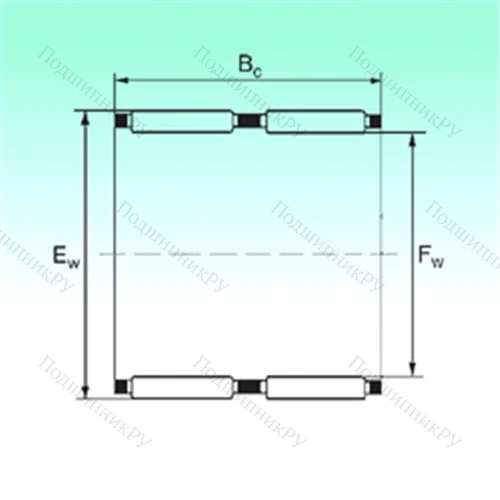 Подшипник игольчатый радиальный K 39x44x26 - ZW