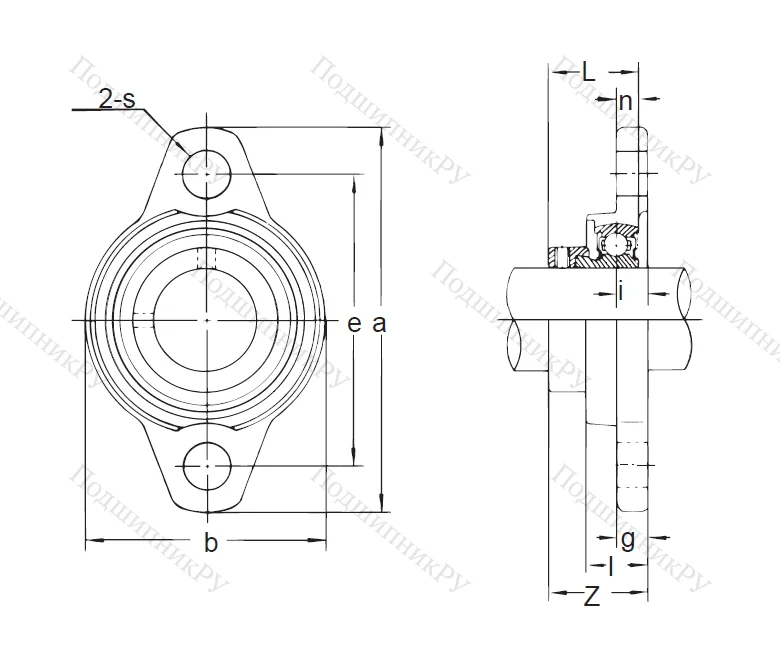 Подшипниковый узел UFL 002 ASAHI