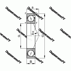 7907A 5TRV 1VSUMP 3 радиально-упорный шпиндельный подшипник NSK
