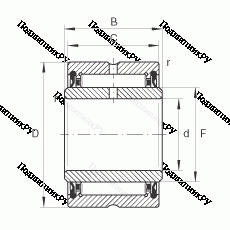 Подшипник NA 4906-2RSR-XL