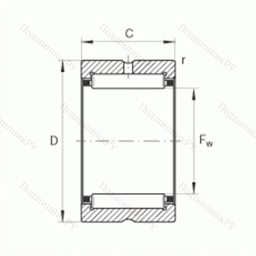 Подшипник роликовый игольчатый NK 32/20-TV