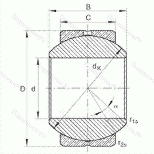 Подшипник шарнирный GE 18-PB